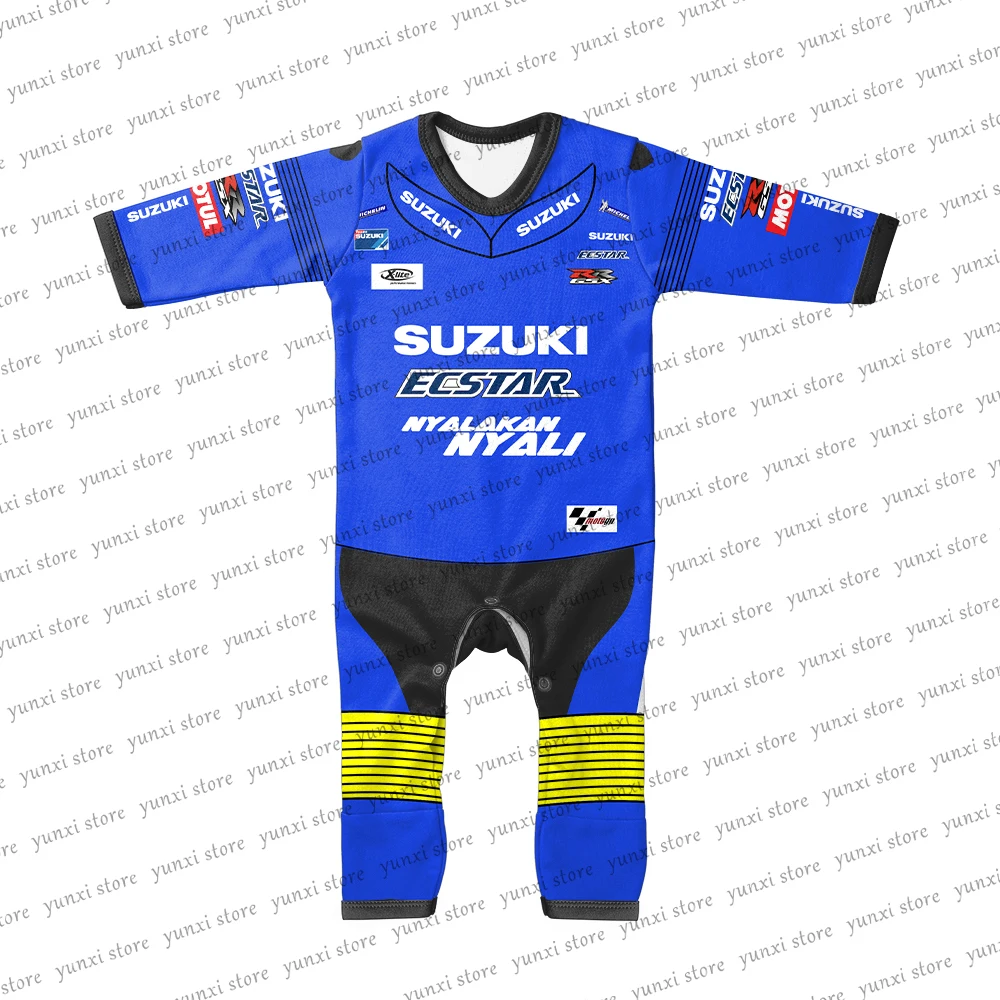 Spring Autumn Long Sleeve Crawler Newborn Baby Clothes 3-24 Months MOTO GP Suzuki Team Boys and Girls Jumpsuits
Spring Autumn Long Sleeve Crawler Newborn Baby Clothes 3-24 Months MOTO GP Suzuki Team Boys and Girls Jumpsuits