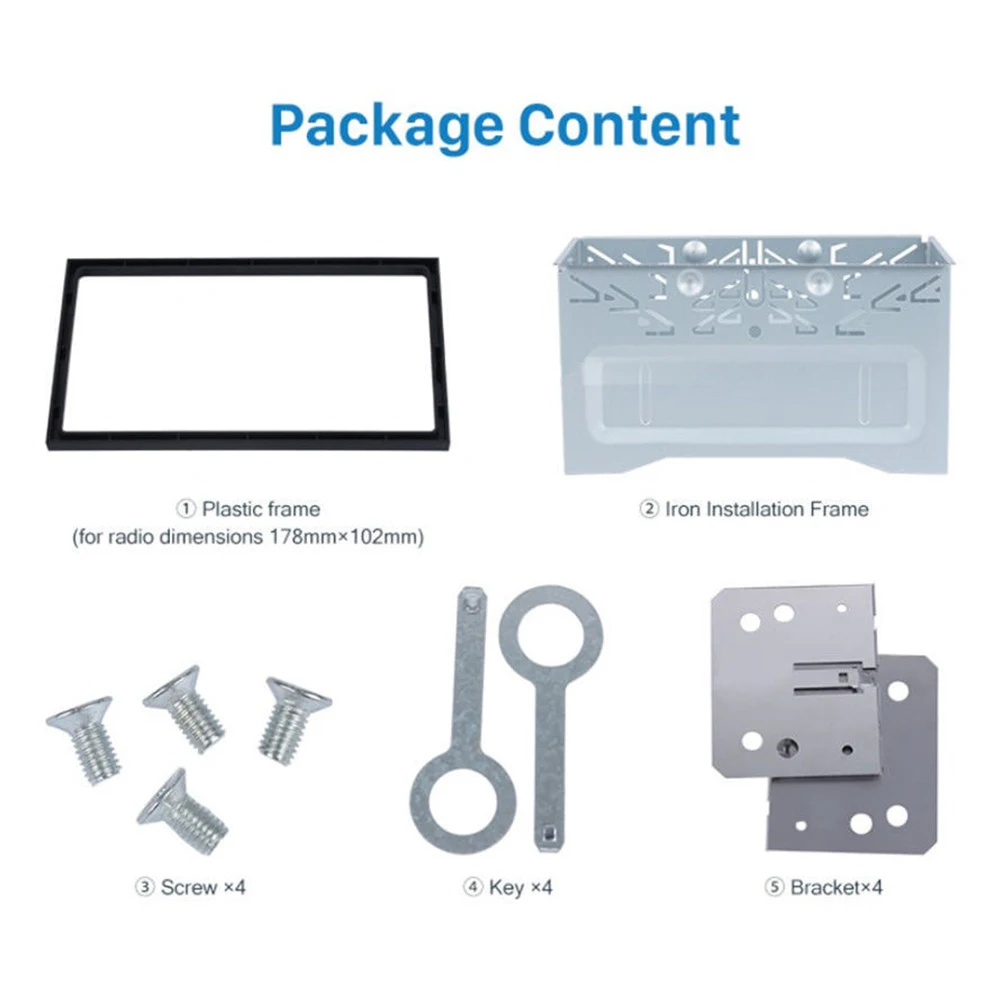 Mounting Durable Modified Radio Panel Stereo Frame Car Cage Bezel DVD Player Iron Fascia Double 2 Din Van
Mounting Durable Modified Radio Panel Stereo Frame Car Cage Bezel DVD Player Iron Fascia Double 2 Din Van