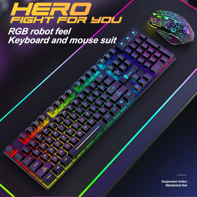 RGB Colorful Pc Gamer Mechanical Keyboard Kit for Tablet Gaming Laptops Keyboards Esports Accesories Suspended Keycap
RGB Colorful Pc Gamer Mechanical Keyboard Kit for Tablet Gaming Laptops Keyboards Esports Accesories Suspended Keycap