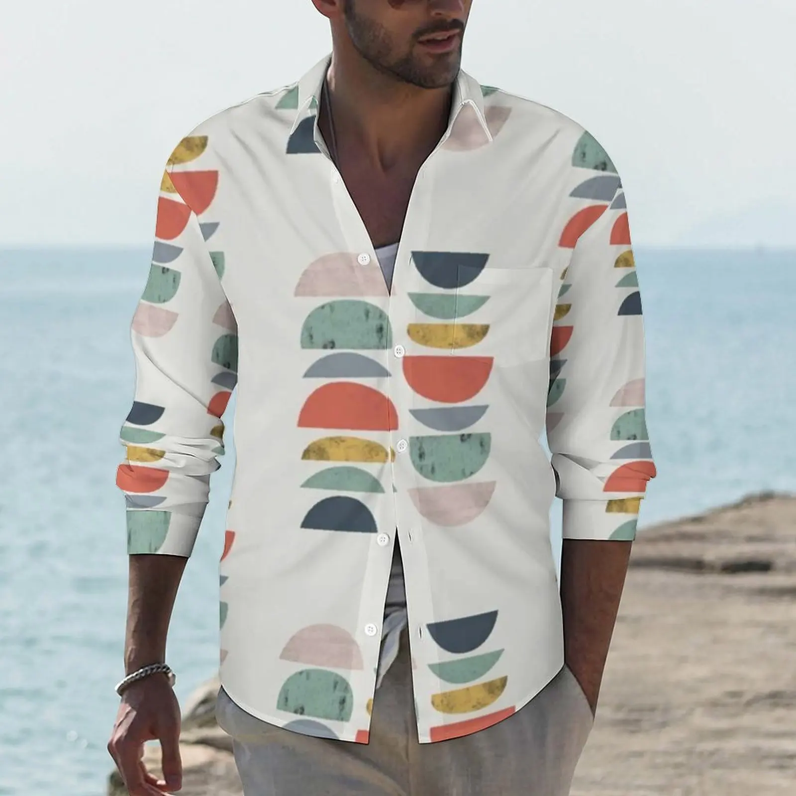Nordic Pattern Casual Shirts Mens Retro Mid Century Shirt Long Sleeve Trendy Stylish Blouses Spring Printed Clothes Big Size 4XL
Nordic Pattern Casual Shirts Mens Retro Mid Century Shirt Long Sleeve Trendy Stylish Blouses Spring Printed Clothes Big Size 4XL