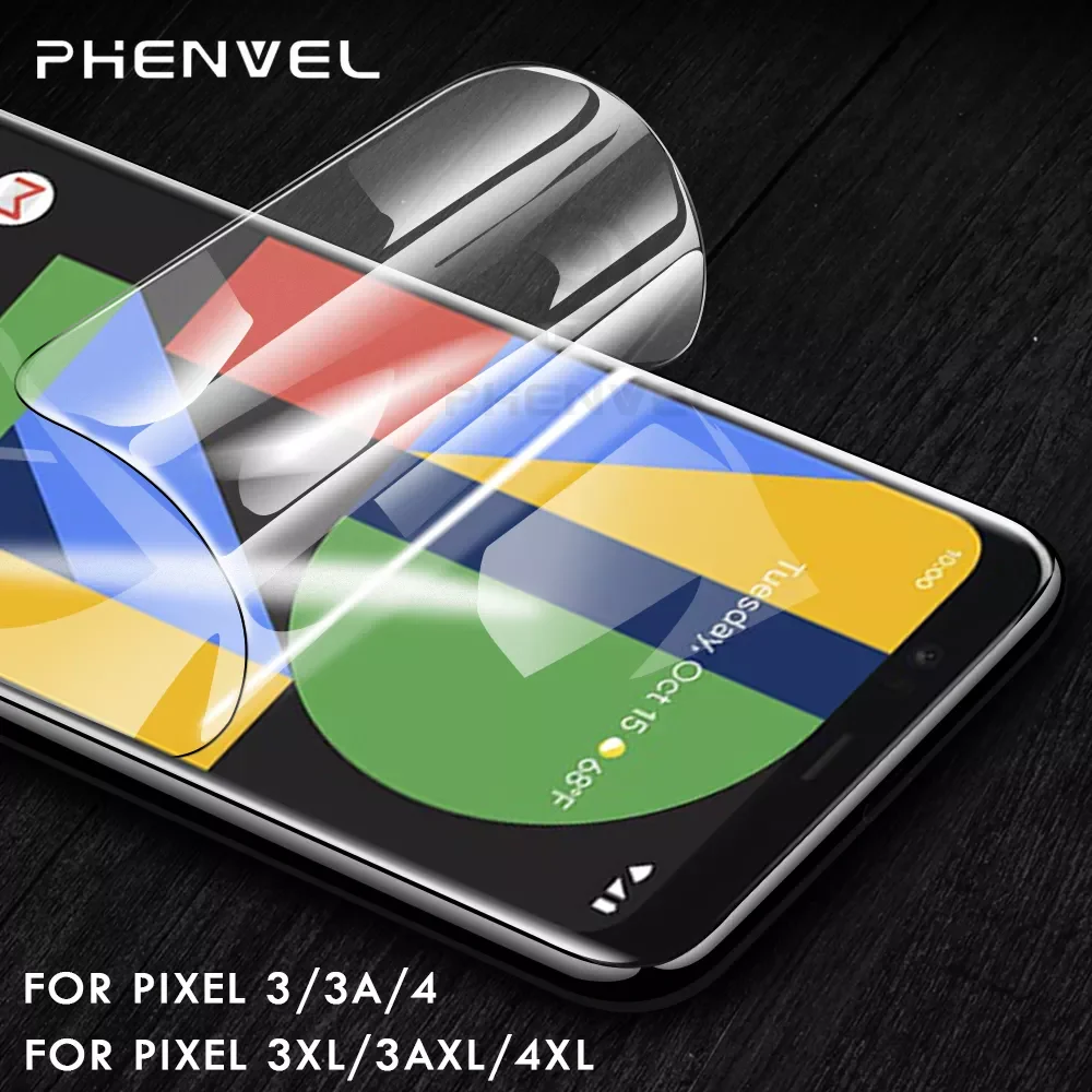 0.1mm Protective Film for google pixel 3 3A 4 XL Gel Screen protector for pixel 4 3 xl 3D Hydrogel Film
0.1mm Protective Film for google pixel 3 3A 4 XL Gel Screen protector for pixel 4 3 xl 3D Hydrogel Film