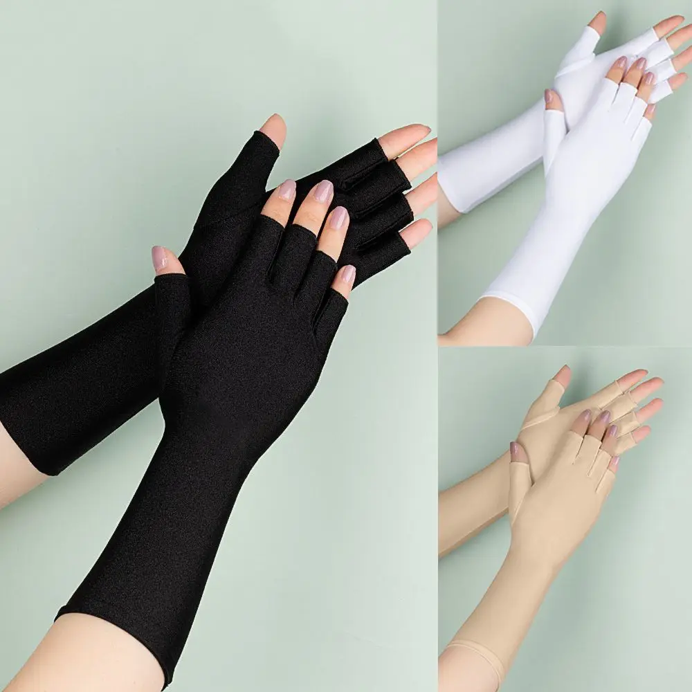 White Nude Driving Accessories Cycling Solid Mittens Half Finger Sleeves Sunscreen Protection Long Gloves Fingerless
White Nude Driving Accessories Cycling Solid Mittens Half Finger Sleeves Sunscreen Protection Long Gloves Fingerless
