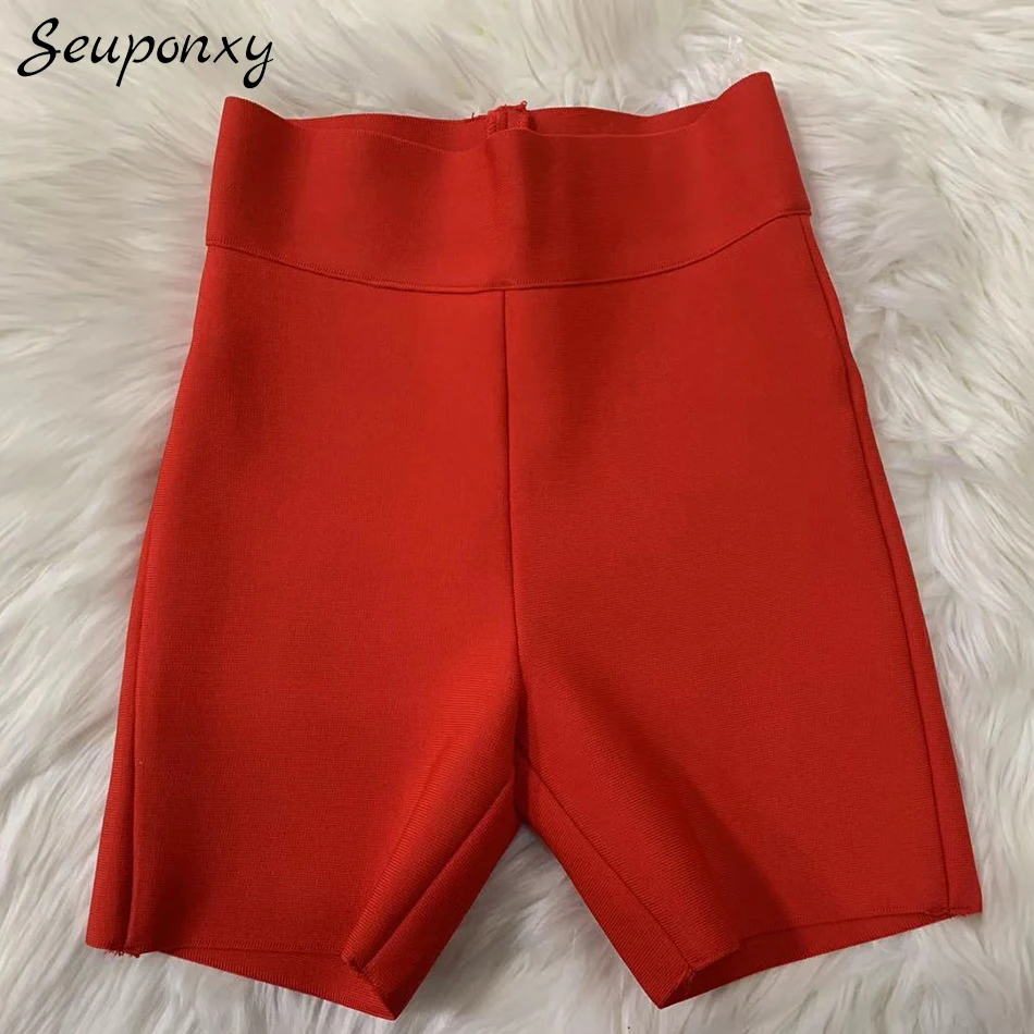 High Quality 2022 Summer Black Bodycon Bandage Shorts Fashion Sexy High Waist Elegant Women'S Sportswear Celebrity Party Shorts
High Quality 2022 Summer Black Bodycon Bandage Shorts Fashion Sexy High Waist Elegant Women'S Sportswear Celebrity Party Shorts