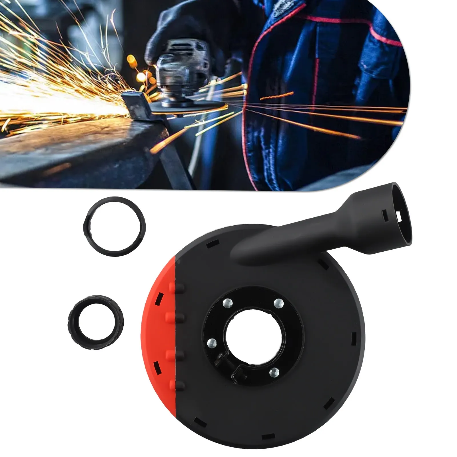 44mm Angle Grinder Dust Cover Surface Cutting Dust Collect Shroud Built-in Tight Bristles For 150mm Film Power Tool Accessories
44mm Angle Grinder Dust Cover Surface Cutting Dust Collect Shroud Built-in Tight Bristles For 150mm Film Power Tool Accessories