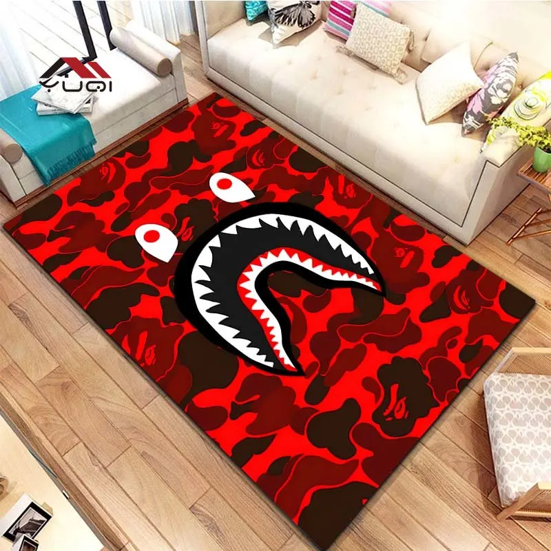 Shark Mouth B-bape Pattern Rug for Bedroom Living Room Carpet for Kitchen Floor Mats Home Decor Non-Slip Floor Pad Rug 15 Sizes
Shark Mouth B-bape Pattern Rug for Bedroom Living Room Carpet for Kitchen Floor Mats Home Decor Non-Slip Floor Pad Rug 15 Sizes