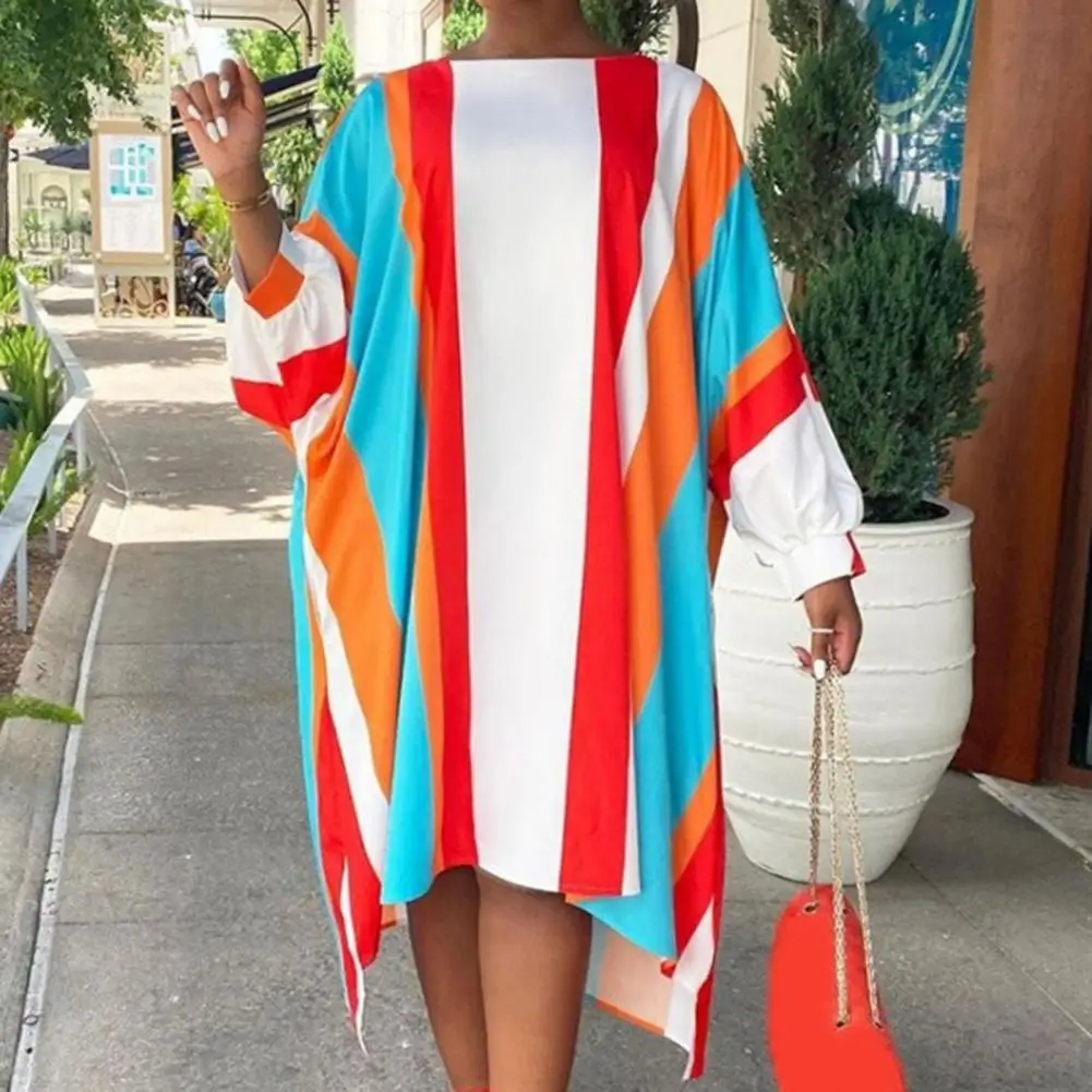 2023 Spring Autumn Clothes Casual Gradient Polka Dot Bat Sleeve Loose Midi Dress Fashion Streetwear Long Tunics Women's Dresses
2023 Spring Autumn Clothes Casual Gradient Polka Dot Bat Sleeve Loose Midi Dress Fashion Streetwear Long Tunics Women's Dresses