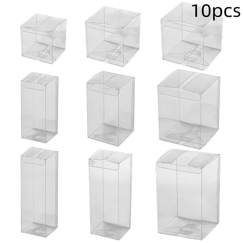 10pcs Clear Plastic Boxes For Gifts PVC Gift Packaging Boxes Transparent Candy Chocolate Toys Box Wedding Party Favors
10pcs Clear Plastic Boxes For Gifts PVC Gift Packaging Boxes Transparent Candy Chocolate Toys Box Wedding Party Favors