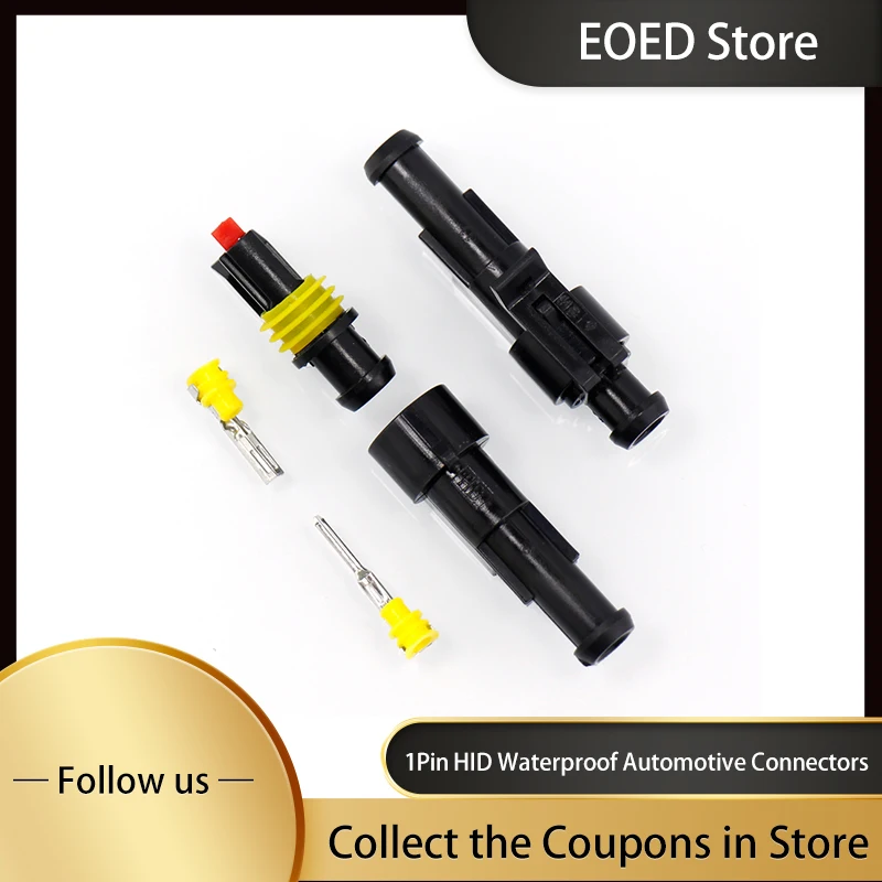 1 Pin Way HID Waterproof Car Electrical Wire Connector Truck Harness Plug Kit Auto Wire Terminals for Motorcycle Truck Boats
1 Pin Way HID Waterproof Car Electrical Wire Connector Truck Harness Plug Kit Auto Wire Terminals for Motorcycle Truck Boats
