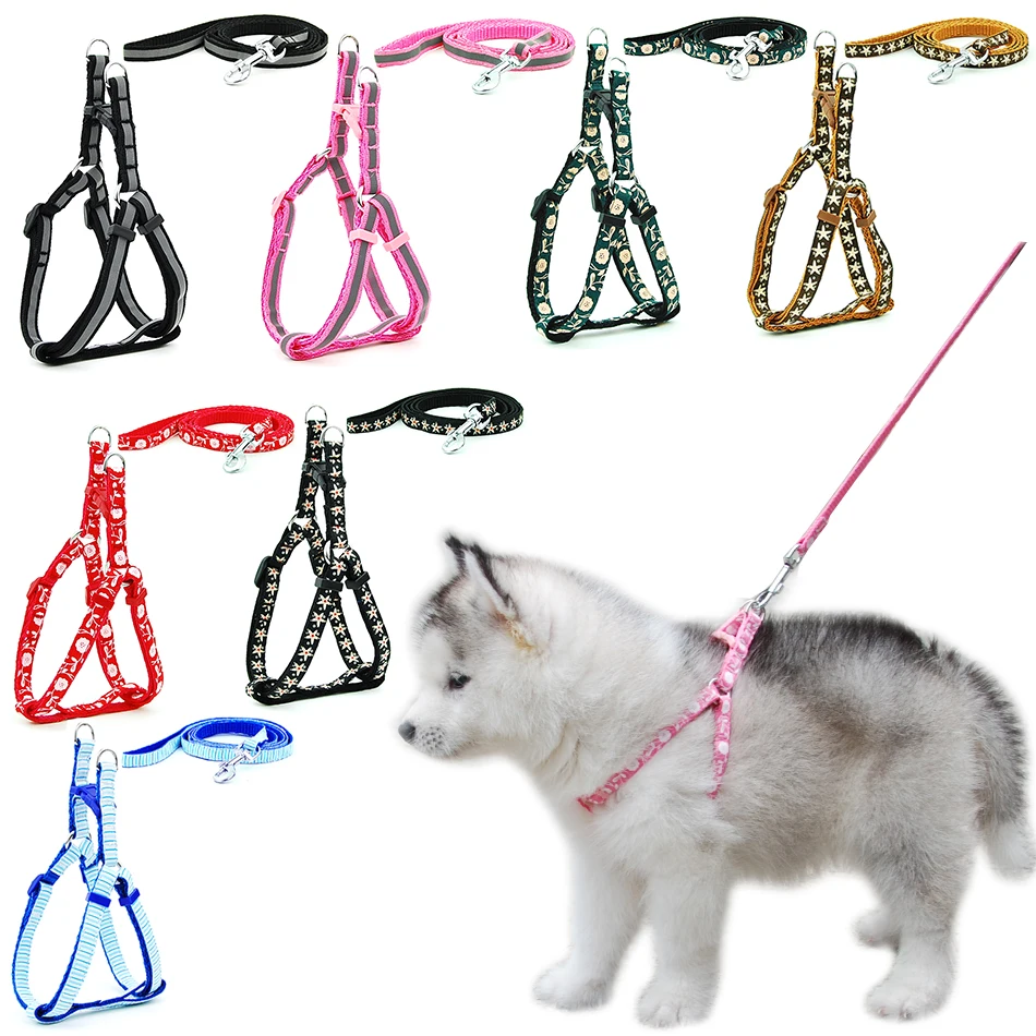 Dog Cat Harness Leash Adjustable Reflective Harness Leash Collar for Cat Small Dog Outdoor Walking Chihuahua Terier
Dog Cat Harness Leash Adjustable Reflective Harness Leash Collar for Cat Small Dog Outdoor Walking Chihuahua Terier