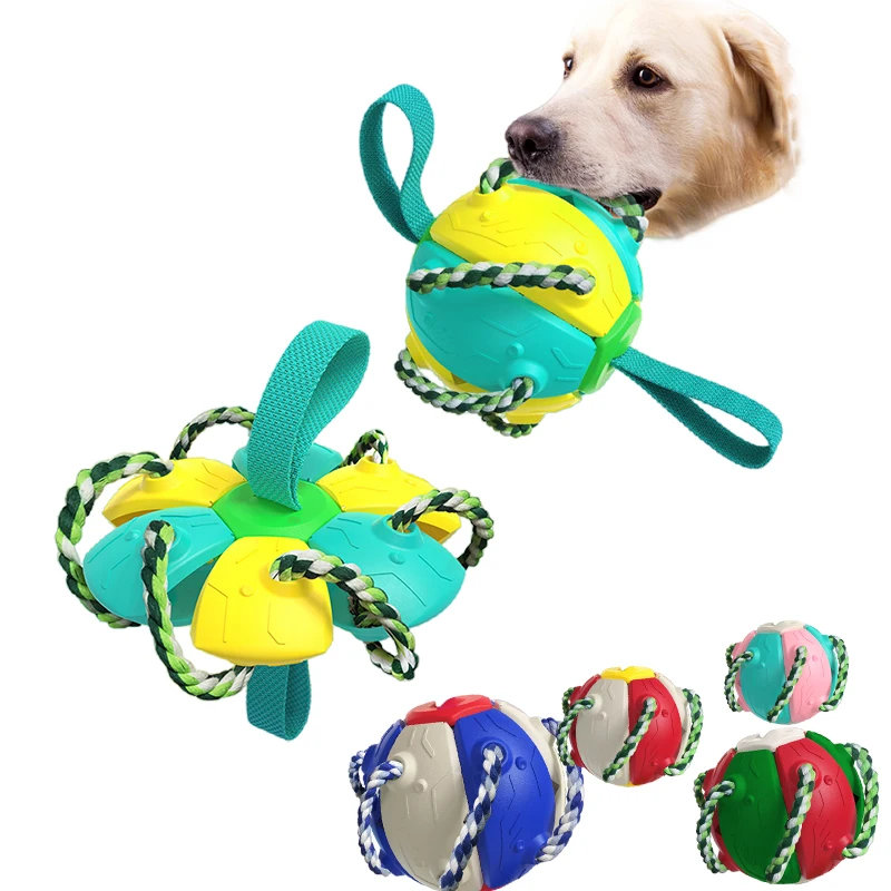 Pet Dog Toy Football Training Agility Multifunctional Dog Soccer Pet Flying Saucer Ball Toy Outdoor Interactive Toy Dog Supplies
Pet Dog Toy Football Training Agility Multifunctional Dog Soccer Pet Flying Saucer Ball Toy Outdoor Interactive Toy Dog Supplies