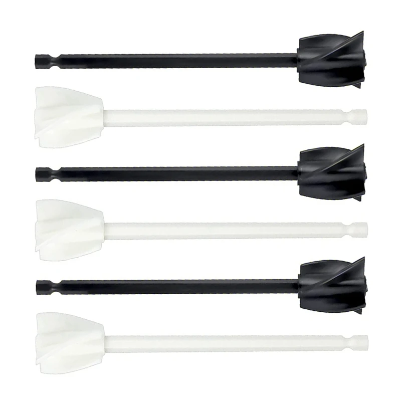 6Pcs Epoxy Mixer Attachment For Drill, For Drilling Mixing Epoxy Painting Ceramic Glaze, 6.5Inch Length (Black, White)
6Pcs Epoxy Mixer Attachment For Drill, For Drilling Mixing Epoxy Painting Ceramic Glaze, 6.5Inch Length (Black, White)