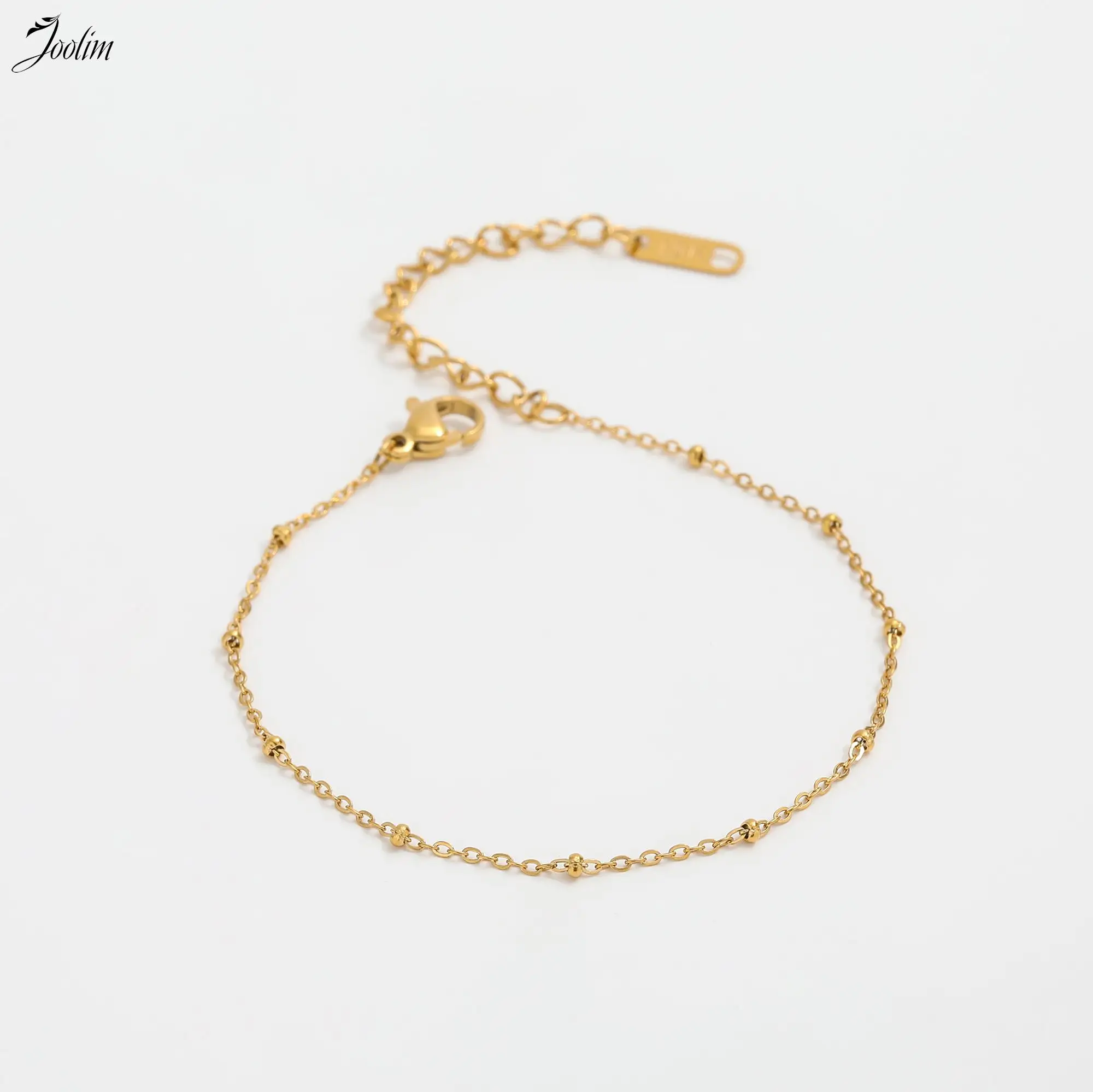 Joolim Jewelry High End PVD Wholesale Waterproof Permanent Dainty Basic Beads Welded Chain Stainless Steel Bracelet for Women
Joolim Jewelry High End PVD Wholesale Waterproof Permanent Dainty Basic Beads Welded Chain Stainless Steel Bracelet for Women