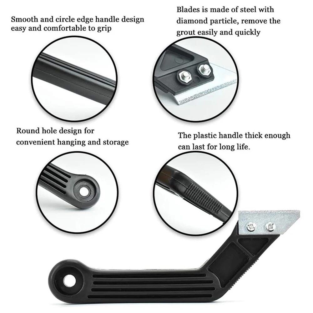 1set Tile Gap Cutter Blade Remover Wall Floor Joint Ceramic Scraper Tool Angled Handle Household Decoration Cleaning Essentials
1set Tile Gap Cutter Blade Remover Wall Floor Joint Ceramic Scraper Tool Angled Handle Household Decoration Cleaning Essentials