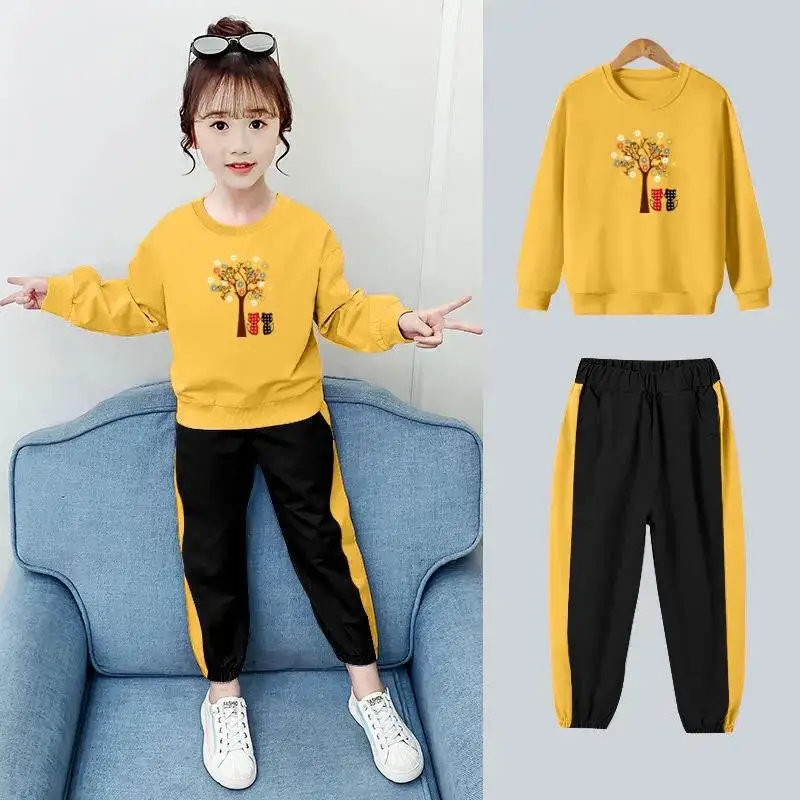 2Pcs Kids Tracksuit Clothing Girls Set Spring Autumn Long Sleeve Fashion Print Children Sports Suit 2022 New Tops Pants Outfits
2Pcs Kids Tracksuit Clothing Girls Set Spring Autumn Long Sleeve Fashion Print Children Sports Suit 2022 New Tops Pants Outfits