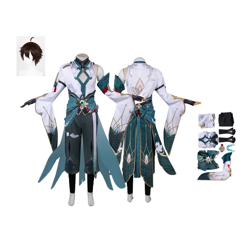 Male Coat Pants Wigs Full Set Game Honkai Dan Heng Cosplay Costume Top Pants Fantasia Outfits Adult Disguise Clothes
Male Coat Pants Wigs Full Set Game Honkai Dan Heng Cosplay Costume Top Pants Fantasia Outfits Adult Disguise Clothes