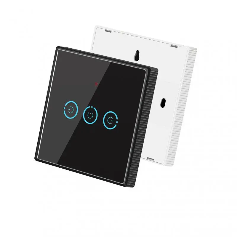 433Mhz Wifi Smart Touch Switch Light Switch Glass Screen Network Connection Tuya App Wireless Remote Alexa Google 1/2/3 Gang
433Mhz Wifi Smart Touch Switch Light Switch Glass Screen Network Connection Tuya App Wireless Remote Alexa Google 1/2/3 Gang