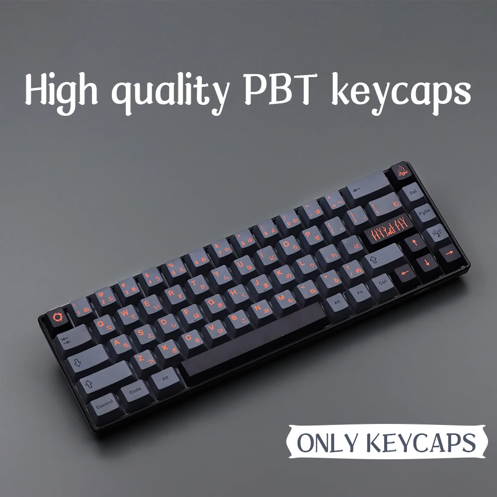 

GMK Clone Cinder Keycap Cherry Profile Dye Sub PBT 139/151 Keys for MX Switch 61/64/68/87/96/980/104/108 Mechanical Keyboard