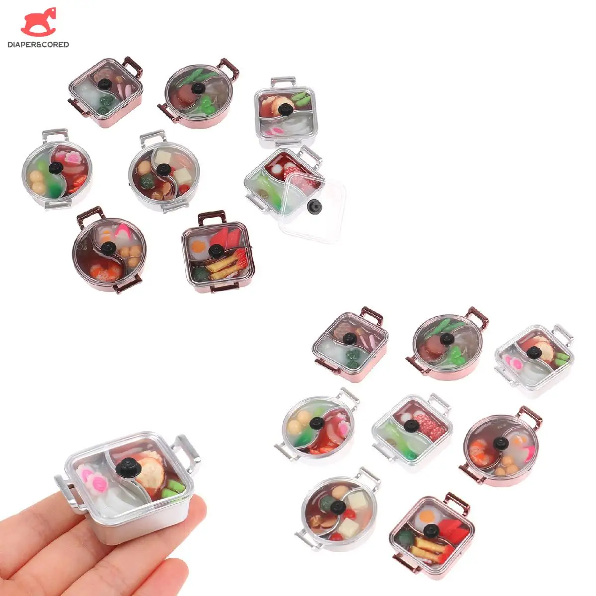 1/12 Miniature Dollhouse Chinese Cuisine Mandarin Duck Hot Pot Pretend Food For Kitchen DIY Decor Accessories Toys
1/12 Miniature Dollhouse Chinese Cuisine Mandarin Duck Hot Pot Pretend Food For Kitchen DIY Decor Accessories Toys