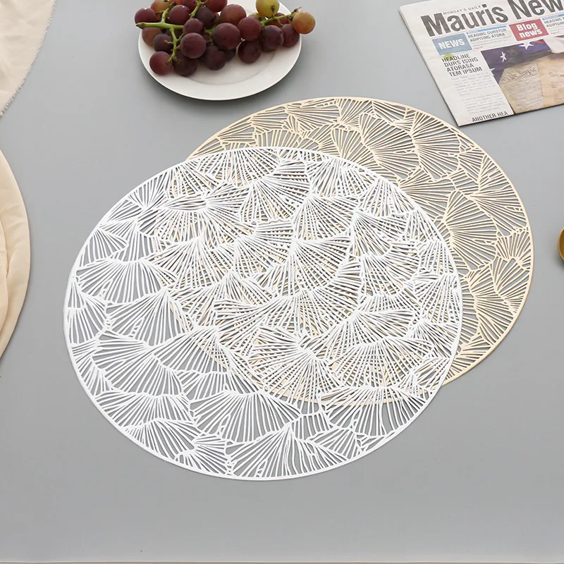 Round PVC Placemat Kitchen Dining Table Mats Steak Pad Anti-scalding Insulation Pads INS Nordic Hotel Restaurant Home Decor
Round PVC Placemat Kitchen Dining Table Mats Steak Pad Anti-scalding Insulation Pads INS Nordic Hotel Restaurant Home Decor
