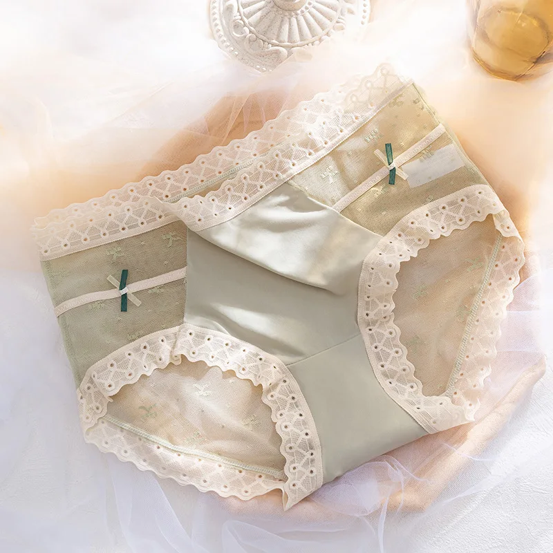 Women Underwear Seamless Ice Silk Girls Briefs Soft Lace Lingerie Crotch Mid-Rise Women's Panties Summer Solid Women Clothing
Women Underwear Seamless Ice Silk Girls Briefs Soft Lace Lingerie Crotch Mid-Rise Women's Panties Summer Solid Women Clothing