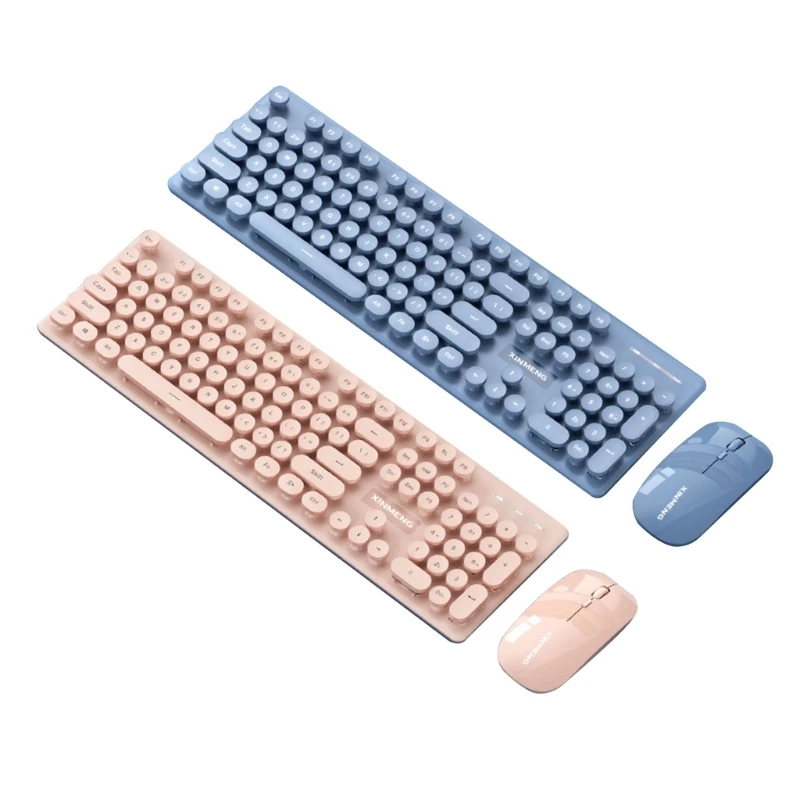 Rechargeable Wireless Bluetooth-compatible Keyboard Mouse Set Ergonomic Dual Mode Connection Retro Keys For Computer
Rechargeable Wireless Bluetooth-compatible Keyboard Mouse Set Ergonomic Dual Mode Connection Retro Keys For Computer