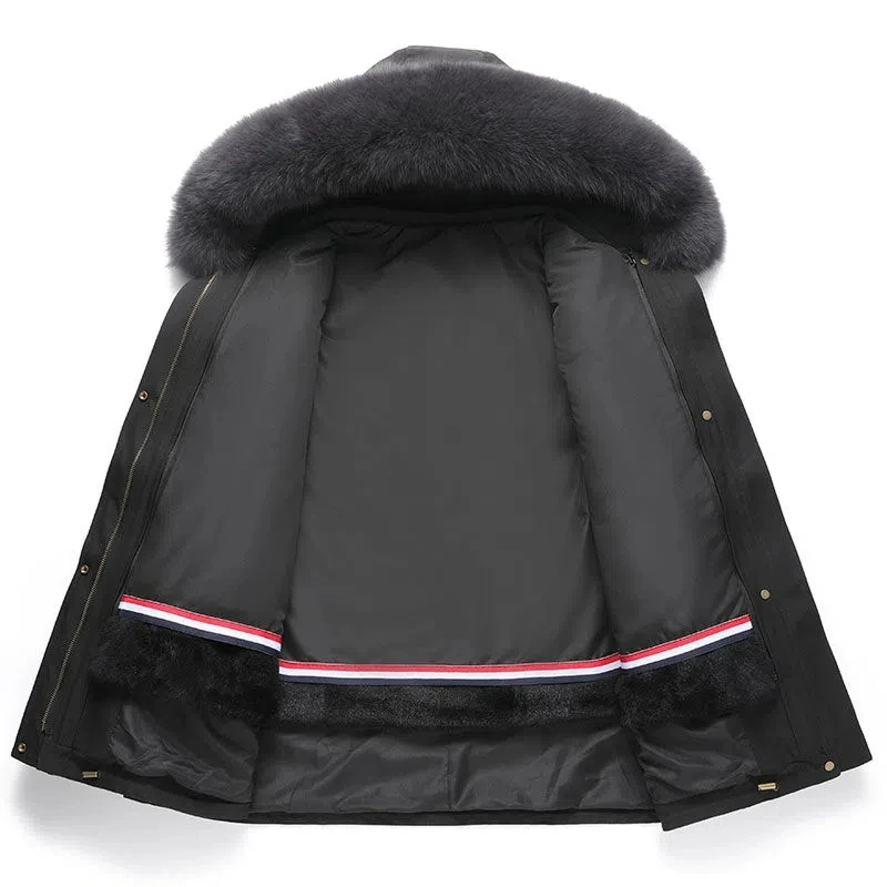 Women's Parkas 2022 New Winter Women's Fox Fur Hooded Jacket Warm Thicken Coat Lazy Rabbit Fur Liner Loose Ladies Snow Parkas
Women's Parkas 2022 New Winter Women's Fox Fur Hooded Jacket Warm Thicken Coat Lazy Rabbit Fur Liner Loose Ladies Snow Parkas