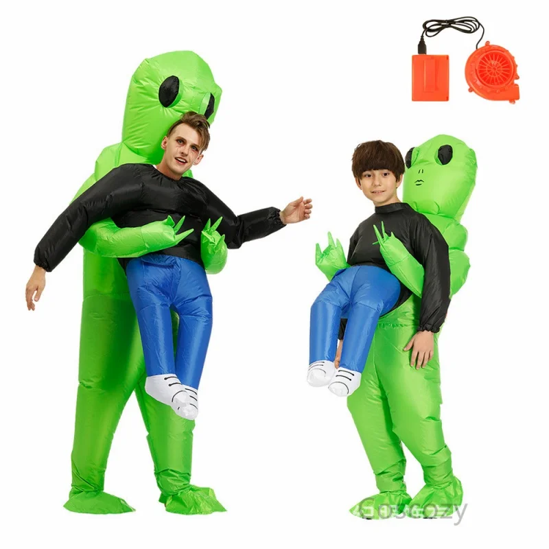 Kids Adult ET Alien Inflatable Costume Anime Suits Dress Mascot Halloween Party Carnival Cosplay Costumes for Adults Boys Girls
Kids Adult ET Alien Inflatable Costume Anime Suits Dress Mascot Halloween Party Carnival Cosplay Costumes for Adults Boys Girls