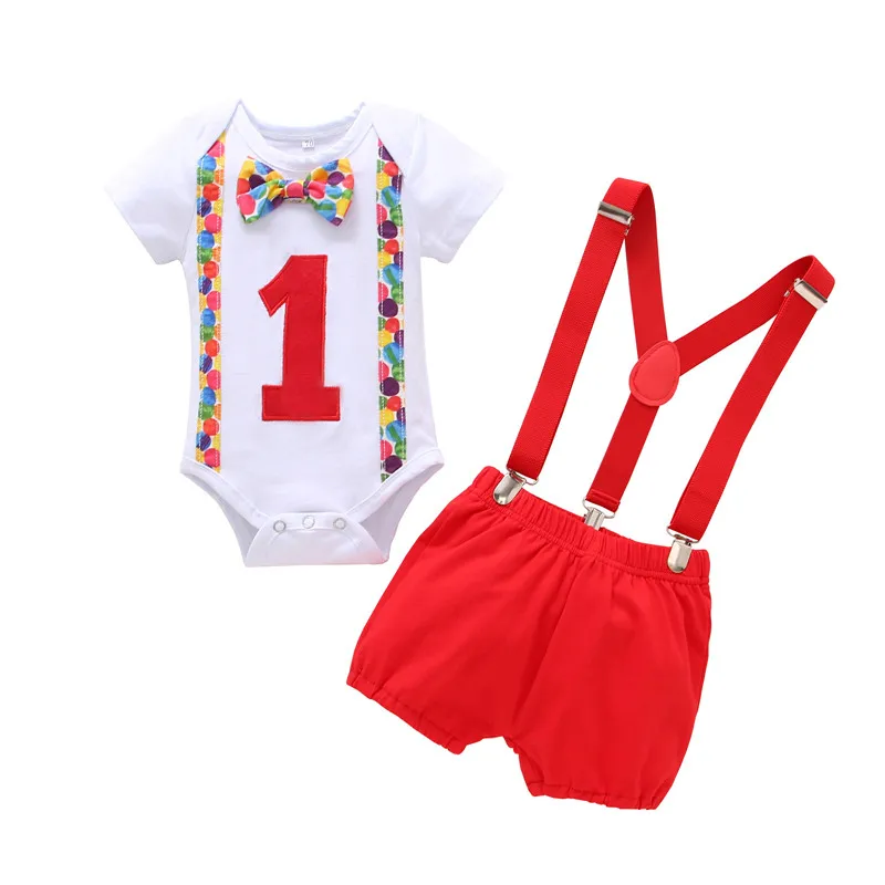2 Pcs Infant Summer Outfits Toddler Cartoon Number Pattern Short Sleeve Round Neck Romper with Bowknot + Overalls
2 Pcs Infant Summer Outfits Toddler Cartoon Number Pattern Short Sleeve Round Neck Romper with Bowknot + Overalls