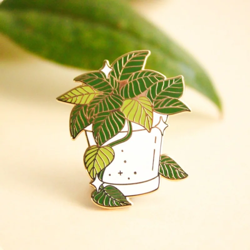 Эмалированная булавка Pothos Plant, металлический значок для комнатных растений, подарки для цветов, аксессуары для ювелирных изделий
Эмалированная булавка Pothos Plant, металлический значок для комнатных растений, подарки для цветов, аксессуары для ювелирных изделий