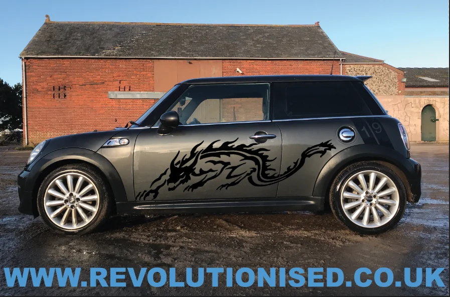 Pair of 170cm wide Tribal Dragon Side Sticker Vinyl Graphics Decals Car Van MINI
Pair of 170cm wide Tribal Dragon Side Sticker Vinyl Graphics Decals Car Van MINI
