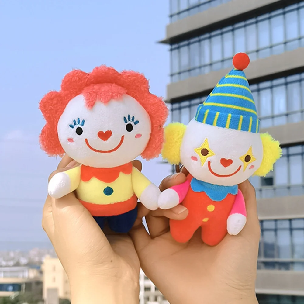 Creative Cartoon Plush Circus Clown Stuffed Doll Schoolbag Accessories Kid Keychain Pendant Fashion Adorable Shape 12cm Pendant
Creative Cartoon Plush Circus Clown Stuffed Doll Schoolbag Accessories Kid Keychain Pendant Fashion Adorable Shape 12cm Pendant