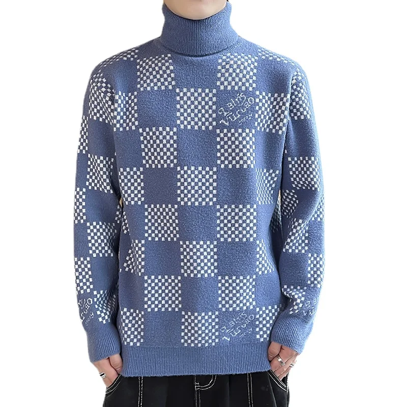 2022 Winter New Men's Turtleneck Fashion Handsome Knit Sweater Comfortable Printed Casual Slim Top (12 Colors Available)
2022 Winter New Men's Turtleneck Fashion Handsome Knit Sweater Comfortable Printed Casual Slim Top (12 Colors Available)