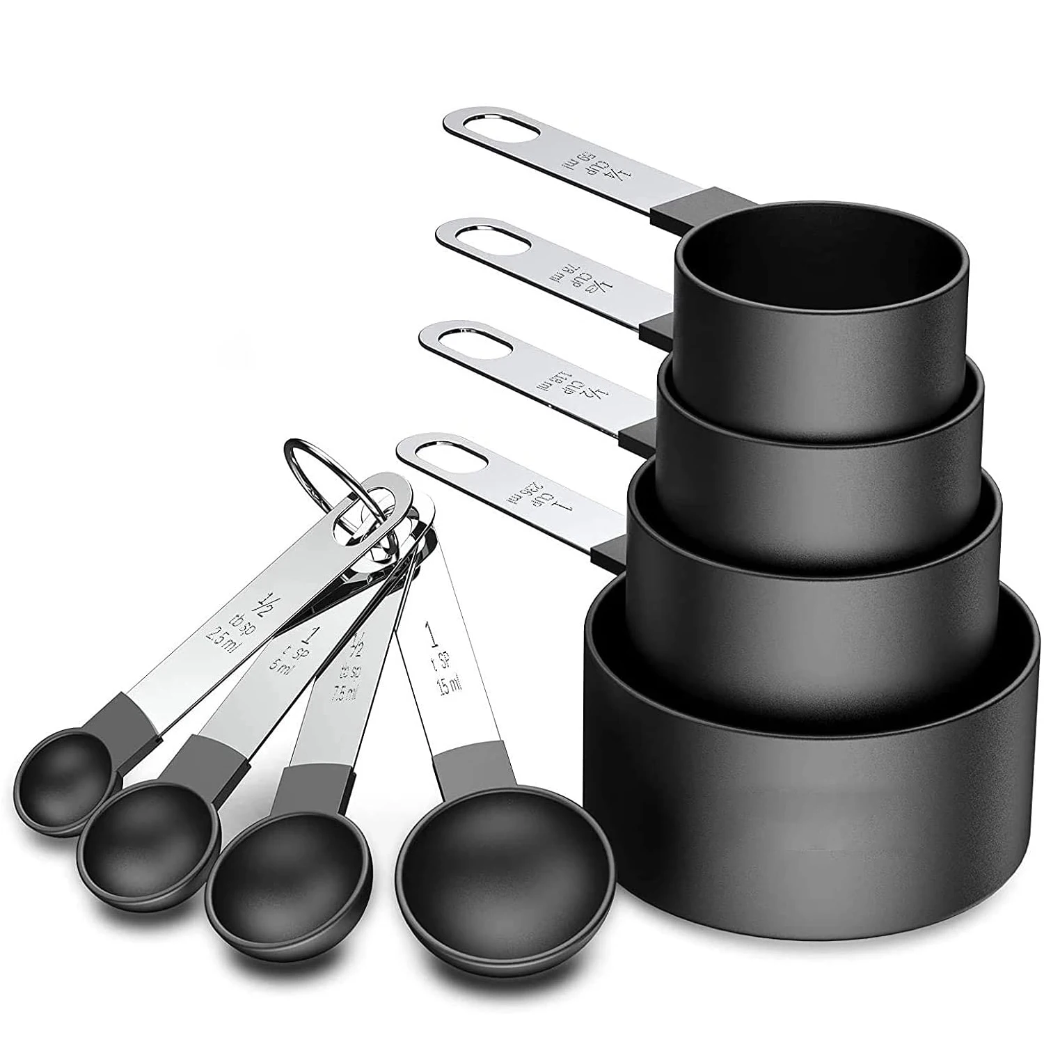 4pcs Baking Tools Kitchen Measuring Spoon Set Stainless Steel Handle Measuring Cup With Scale Measuring Spoon Kitchen Gadgets
4pcs Baking Tools Kitchen Measuring Spoon Set Stainless Steel Handle Measuring Cup With Scale Measuring Spoon Kitchen Gadgets