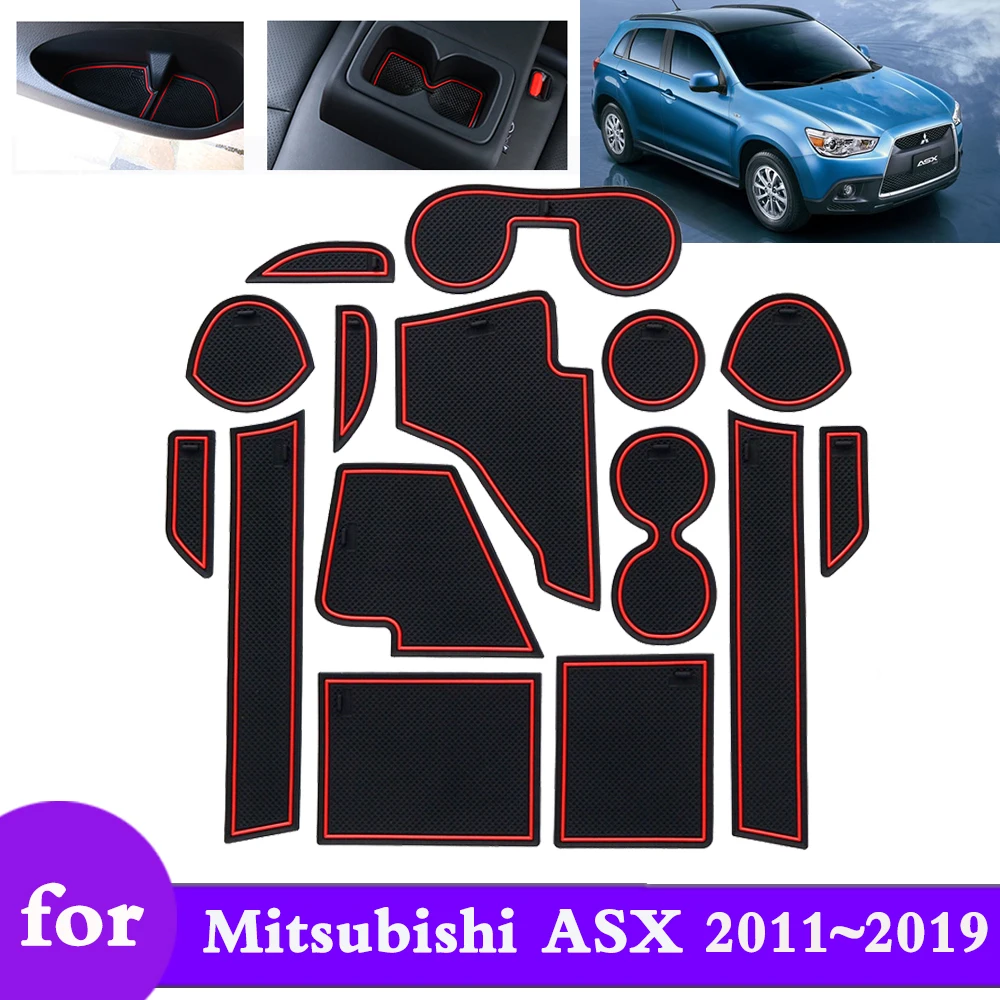 Rubber Mat Door Groove Cup for Mitsubishi ASX RVR Outlander Sport 2011~2019 Anti-slip Cushion Gate Slot Car Sticker Accessories
Rubber Mat Door Groove Cup for Mitsubishi ASX RVR Outlander Sport 2011~2019 Anti-slip Cushion Gate Slot Car Sticker Accessories