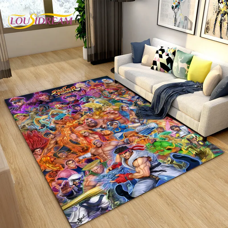 Retro Game Street Fighter Gamer Area Rug,Carpet Rug for Living Room Bedroom Sofa Doormat Decoration, Kid Play Non-slip Floor Mat
Retro Game Street Fighter Gamer Area Rug,Carpet Rug for Living Room Bedroom Sofa Doormat Decoration, Kid Play Non-slip Floor Mat