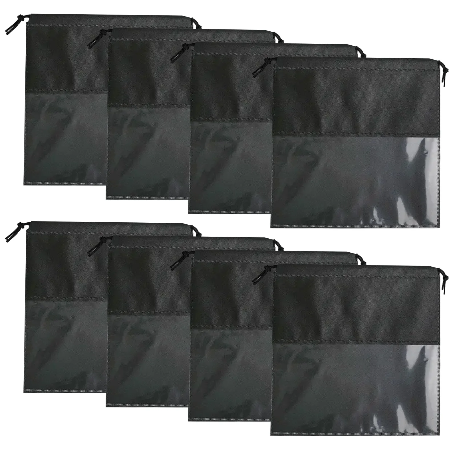 8pcs Women Men Universal Non Woven Fabric For Handbag Daily Clear Window Shoe Storage Portable With Drawstring Dust Bag
8pcs Women Men Universal Non Woven Fabric For Handbag Daily Clear Window Shoe Storage Portable With Drawstring Dust Bag