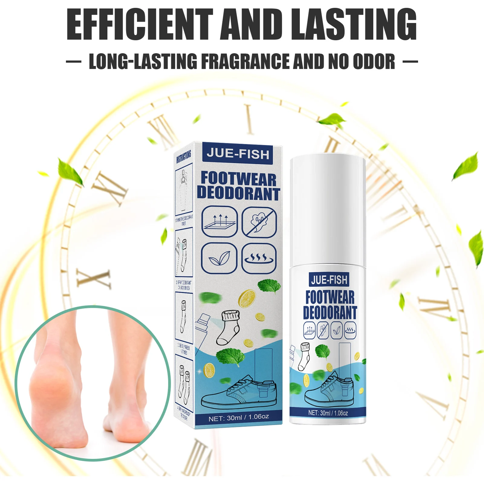 Natural Shoe Deodorizer and Foot Spray Foot Odor Shoe Freshener Shoe Odor Removal Foot Artifact Shoe Fresheners Desodorantes
Natural Shoe Deodorizer and Foot Spray Foot Odor Shoe Freshener Shoe Odor Removal Foot Artifact Shoe Fresheners Desodorantes