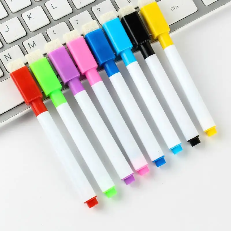 8 Colors Erasable Whiteboard Marker Pen Blackboard Marker Chalk Glass Ceramics Office School Art Marker Stationery
8 Colors Erasable Whiteboard Marker Pen Blackboard Marker Chalk Glass Ceramics Office School Art Marker Stationery