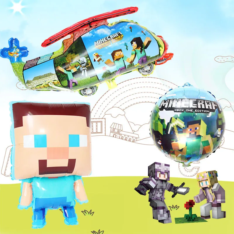 Minecraft Mining Pixel Game Ballons Plates Tablecloth Baby Shower Birthday Party Decoration Supplies Cups Disposable Tableware
Minecraft Mining Pixel Game Ballons Plates Tablecloth Baby Shower Birthday Party Decoration Supplies Cups Disposable Tableware