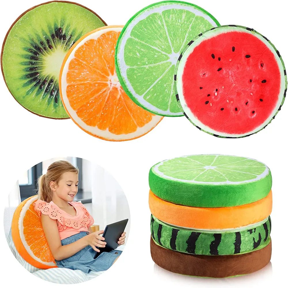 Creative Fruit Design Soft Plush Seat Cushion Sofa Bedroom Living Room Pillow Garden Chair Cover Kindergarten Cartoon Cute Pad 
Creative Fruit Design Soft Plush Seat Cushion Sofa Bedroom Living Room Pillow Garden Chair Cover Kindergarten Cartoon Cute Pad