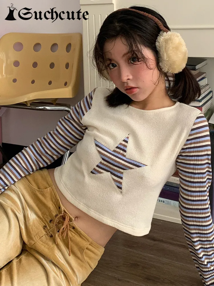 Женский трикотажный свитер в полоску, с длинным рукавом
Женский трикотажный свитер в полоску, с длинным рукавом