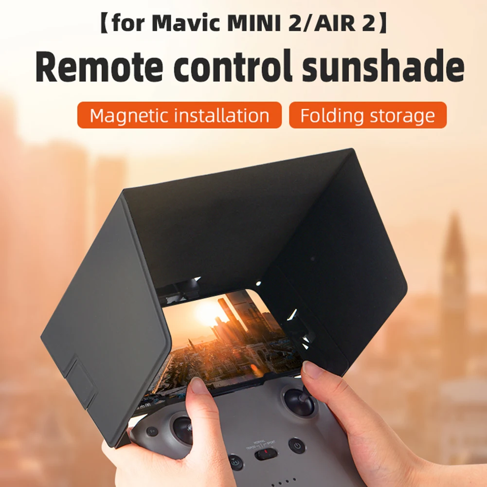 Leather Drone Sun Hood Phone Tablet Sun Shade Remote Control Mount for DJI Mini 2/Air 2 Drone Controller Monitor Cover Hood
Leather Drone Sun Hood Phone Tablet Sun Shade Remote Control Mount for DJI Mini 2/Air 2 Drone Controller Monitor Cover Hood