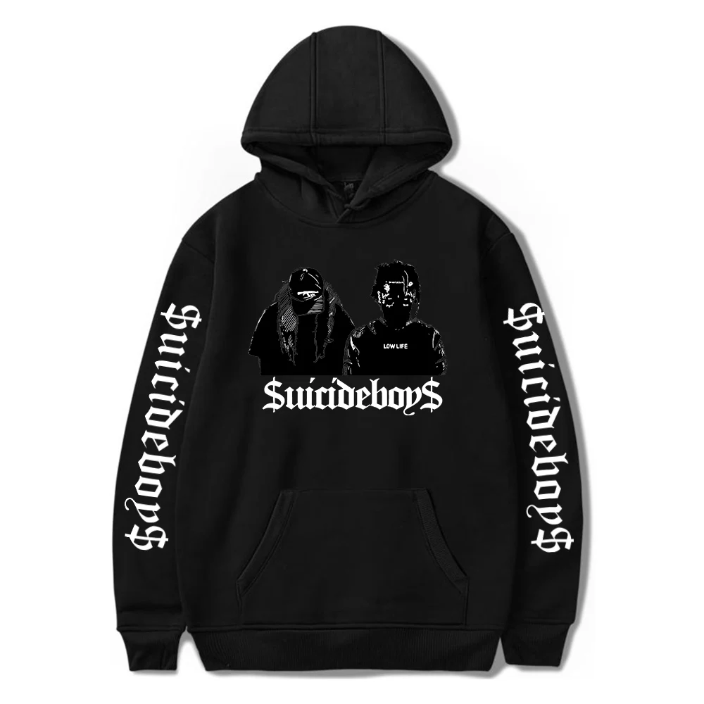 Толстовка унисекс с капюшоном $ uicideboy $, толстовка с длинным рукавом для женщин и мужчин, повседневный стиль 2022, одежда в стиле хип-хоп для пар...
Толстовка унисекс с капюшоном $ uicideboy $, толстовка с длинным рукавом для женщин и мужчин, повседневный стиль 2022, одежда в стиле хип-хоп для пар...