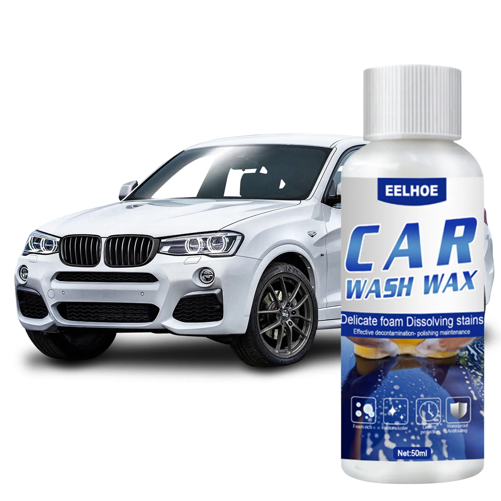 Wash And Wax Car Shampoo Eco-Friendly Odorless Wash And Wax Car Shampoo Makes The Vehicles Shine Non-Toxic Waterproof Car Wax
Wash And Wax Car Shampoo Eco-Friendly Odorless Wash And Wax Car Shampoo Makes The Vehicles Shine Non-Toxic Waterproof Car Wax