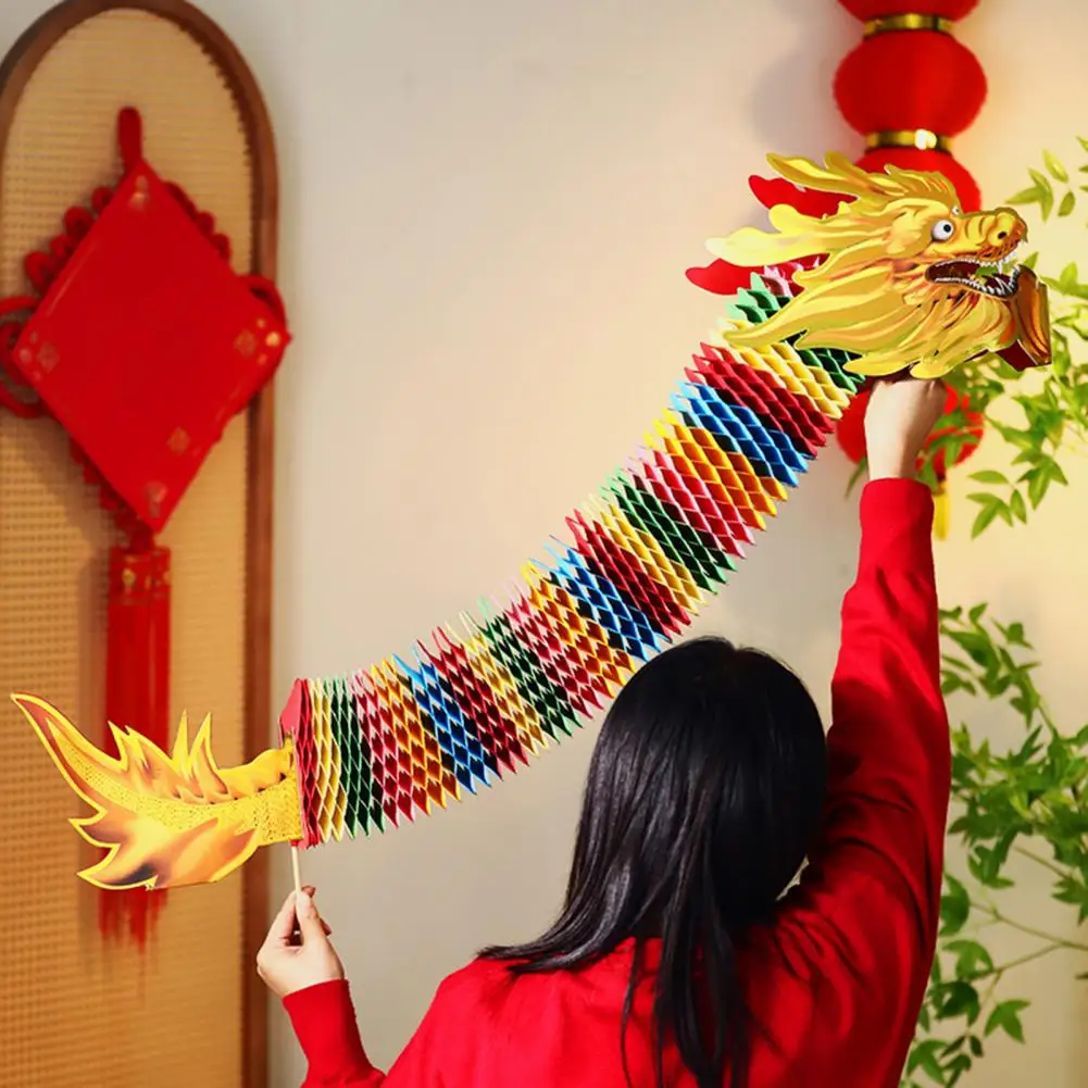 Праздник Весны 80/150/300 см фонарь дракона китайский новый год подвесная бумажная