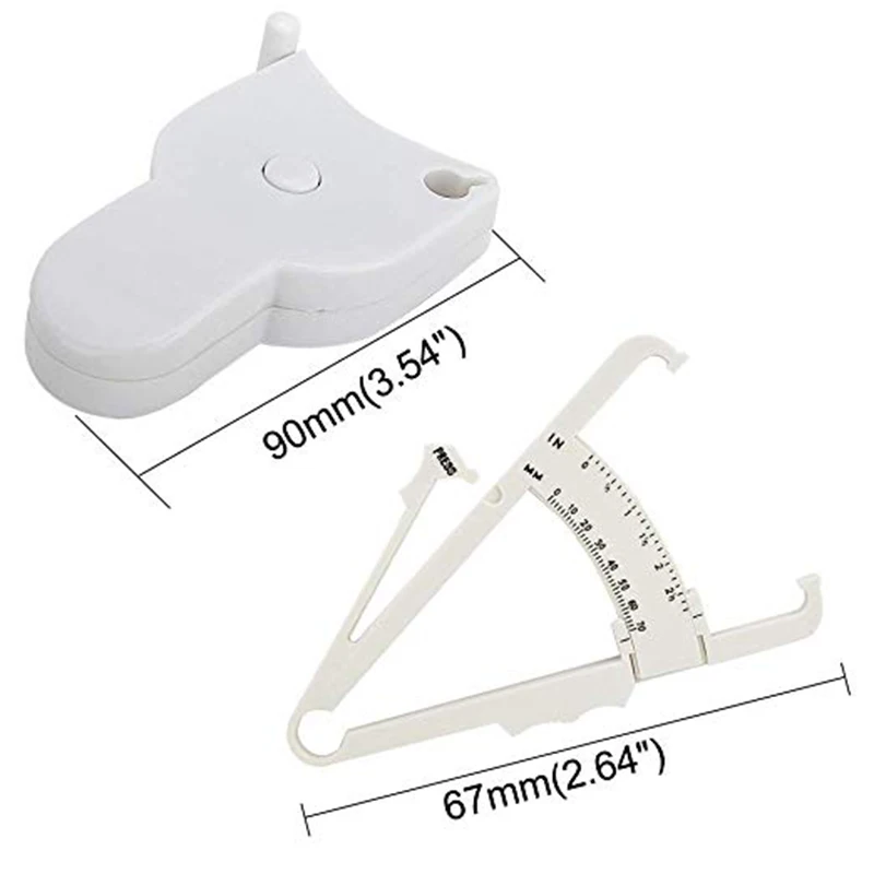 1Set White PVC Body Fat Caliper Measure Tape Tester Fitness For Lose Weight For Body Building Portable Fitness Equipmnet
1Set White PVC Body Fat Caliper Measure Tape Tester Fitness For Lose Weight For Body Building Portable Fitness Equipmnet