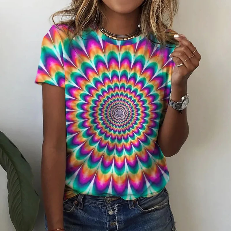 Women's T-Shirt Geometric T-Shirt Printing Short Sleeve T-Shirt Crew Neck Basic Top / 3D Printing 2022 Plus Size Women's T-Shirt
Women's T-Shirt Geometric T-Shirt Printing Short Sleeve T-Shirt Crew Neck Basic Top / 3D Printing 2022 Plus Size Women's T-Shirt