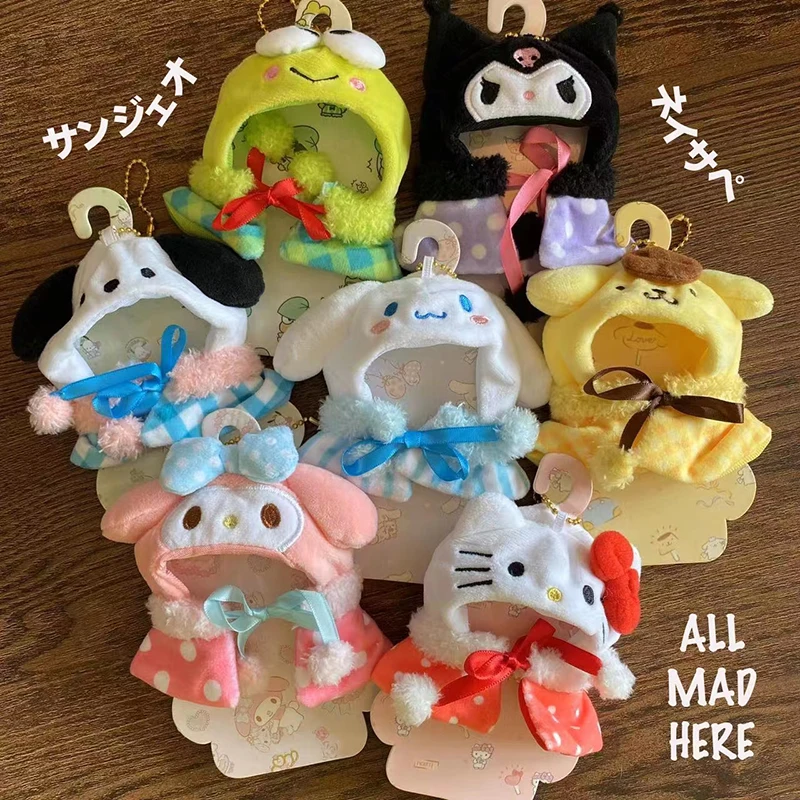 Sanrios Kuromi Melody Plush Doll Hooded Clothes Cinnamoroll Hellokitty Cartoon Plushie Soft Toy Crossdressing Replacement Suit
Sanrios Kuromi Melody Plush Doll Hooded Clothes Cinnamoroll Hellokitty Cartoon Plushie Soft Toy Crossdressing Replacement Suit