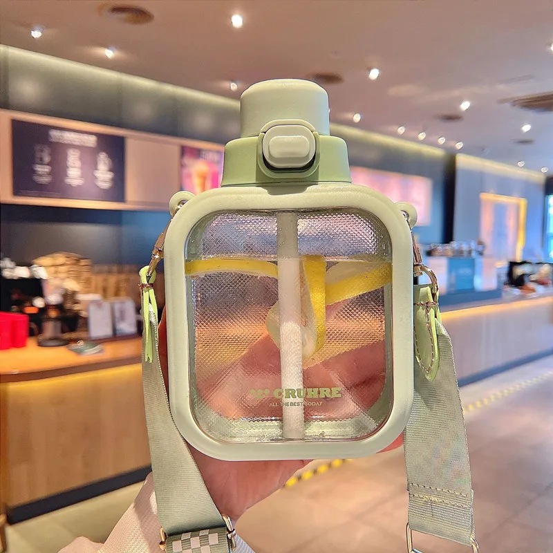 Cute square water bottle plastic with straw portable beverage bottle adult child summer water bottle large capacity 700ML
Cute square water bottle plastic with straw portable beverage bottle adult child summer water bottle large capacity 700ML