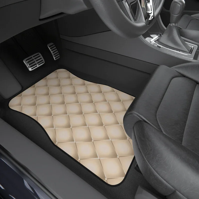 Auto Automobile Floor Car Mats (Set of 4) Champagne Color, Elegant addition to your car!
Auto Automobile Floor Car Mats (Set of 4) Champagne Color, Elegant addition to your car!